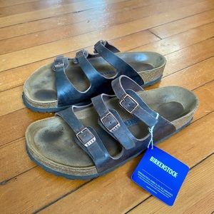 Softbed Florida Birkenstocks Havana Brown 39